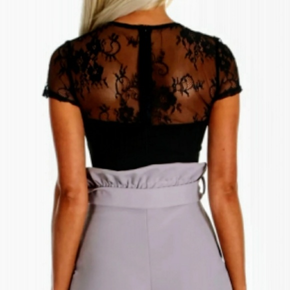 New Lace Black Bodysuit - Picture 2 of 3